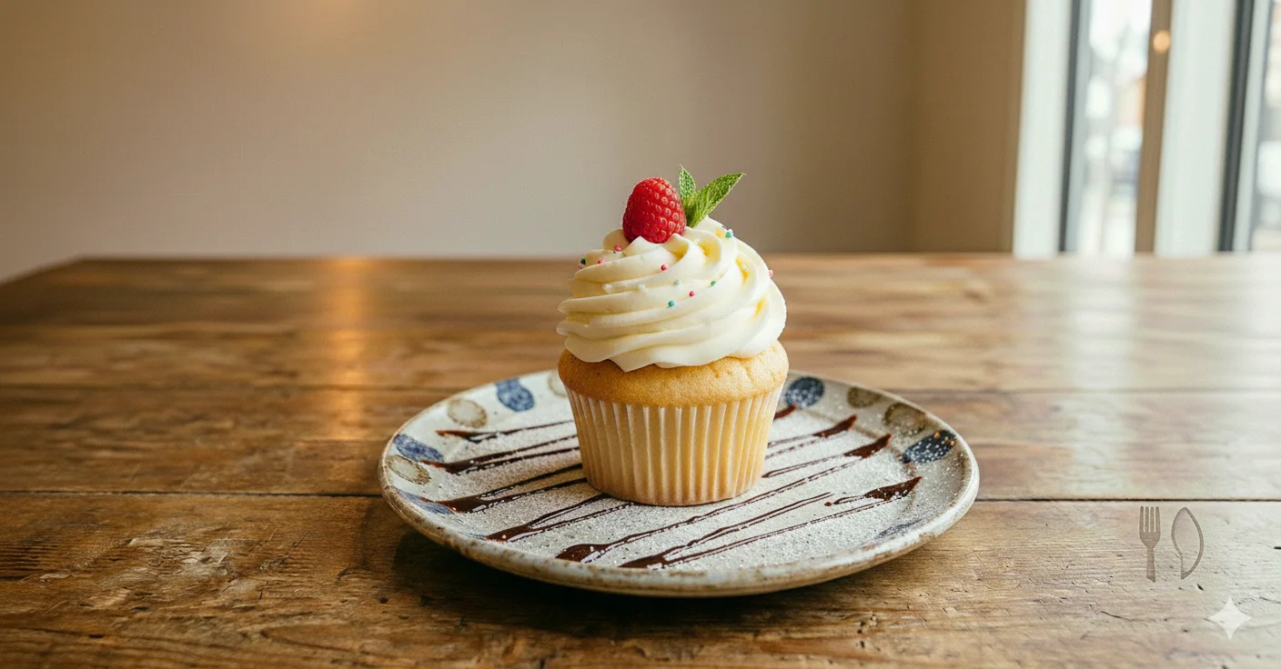 Cream cup cake
